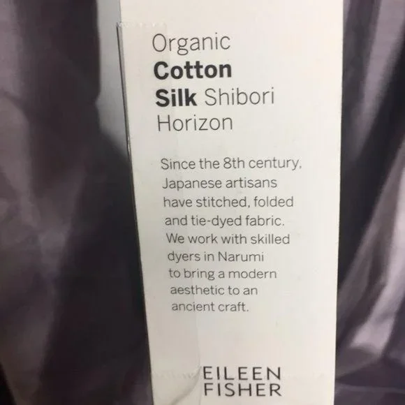 Eileen Fisher Tie Dye Organic Cotton Blend Scarf - Picture 5 of 6